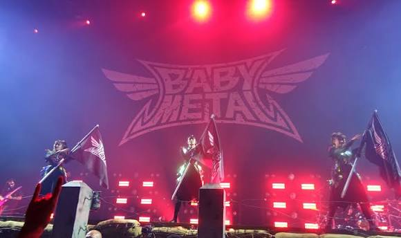 Babymetal performing on tour
